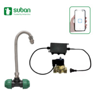 Vanne de contrôle sans fil en laiton DN20 AC220V, système de nettoyage automatique de panneaux solaires, électrovanne intelligente DC24V DN25 DN50