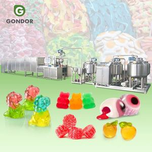 Automatic Confectionery Small Gummy Pour Pectin Jelly Deposit Hard Soft <b>Candy</b> Production Line Make <b>Machine</b> - Product Image 1
