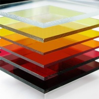 Plaque PVC couleur Senpu SP-003 - Transparente givrée, découpable en différentes tailles avec service de découpe