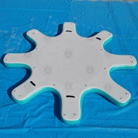 Tapis de Yoga gonflable de haute qualité tapis flottant à l'eau personnalisé plate-forme de Surf gonflable Station SUP Yoga Dock
