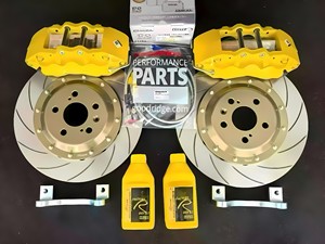 ชุดคาลิปเปอร์เบรก 6 ลูกสูบ สำหรับรถยนต์ Subaru Wrx Limited, BMW M3 F30 E46 E90 E92, VW Golf STI MK3, Mitsubishi Prado <span class=keywords><strong>Pajero</strong></span> Wild Horse - Product Image 6