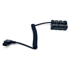 D-Tap a Cable de bobina de resorte de batería simulada de doble cara con 36W PD tipo <span class=keywords><strong>C</strong></span> para batería de <span class=keywords><strong>c</strong></span>ámara Sony D-Tap a F550/F750 - Product Image 1