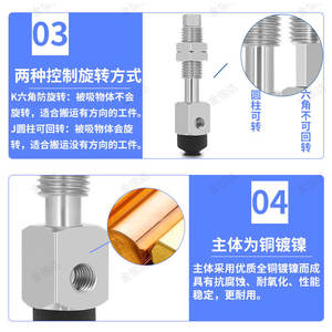 Ventosa Robótica SMC ZP3-Y04/06/08/10/13/16BN/UMN-J3/6/10-B5 para Hardware - Product Image 2