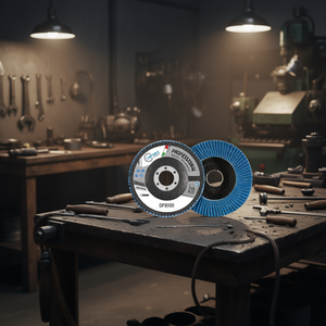 Disque à lamelles professionnel Fervi DF8100, meule sans fer - Product Image 2