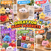 Porte-clés en peluche Kawaii Grumpy, breloque amusante pour sac alimentaire, échantillon rapide pour marques de snacks, boutiques éphémères et cadeaux de fidélité pour restaurants
