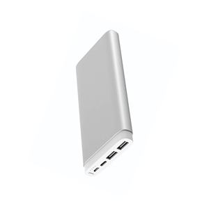 Phong cách mới siêu mỏng tái chế nhôm mỏng ngân hàng điện 10000mAh Polymer Battery Charger <span class=keywords><strong>rabs</strong></span> ngân hàng điện với đèn LED - Product Image 3