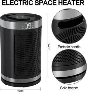 Nuevo Calentador de Aire Frío de Escritorio, Calefacción de Cerámica PTC, Control Remoto, Temporizador, Pequeño Calentador Eléctrico Silencioso para Oficina, Hogar y Niños - Product Image 2