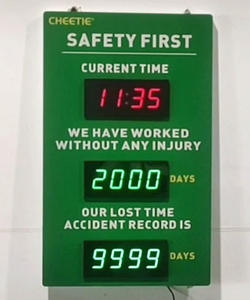 CHEETIE CP01 LED <span class=keywords><strong>Digi</strong></span> Day Electronic Scoreboard Days Counter Display sin accidente - Product Image 5