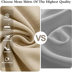T-shirt pour homme FOXA à manches courtes, 100% coton, col rond, séchage rapide, pour entraînement sportif - Product Image 6