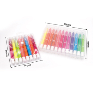 Vendita calda 8 pezzi penna evidenziatore gel colorato pastello setoso non tossico - Product Image 1