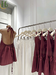 Conjunto de Pantalones y Top Halter con Peplum, Manga Larga, Dos Piezas, Mezcla de Algodón Sólido, Tejido, Corte Regular, Transpirable, Fácil de Usar - Product Image 3