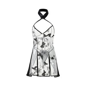 Lencería erótica de nuevo estilo, Hanfu antiguo de alta gama, ropa de dormir tentadora, deseo puro sin quitarse el conjunto de uniformes qipao, - Product Image 5