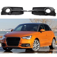 Bumper Grille Fog Light Frame Lower Grille For Audi A1 8X 2011-2014 Front Bumper Trim Panel Accessories