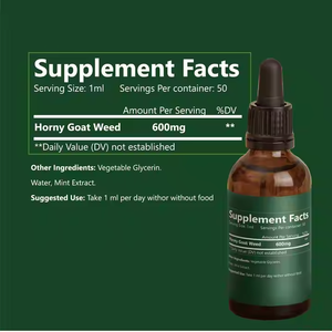 Gocce di Estratto di Epimedium Premium Certificato GMP 50ml, Integratore Liquido Orale, Tonico Erboristico per Energia e Vitalità - Product Image 2