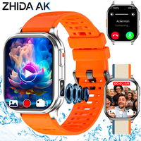 Montre connectée avec caméra P60, capable de prendre des photos et des vidéos, musique locale, sports, fitness, lampe de poche étanche, montre connectée pour hommes