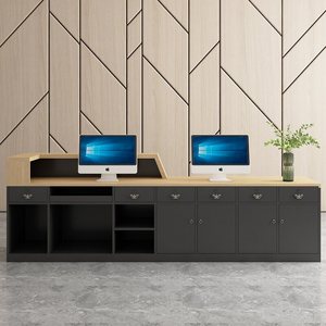 Mostrador de recepción de empresa sencillo y moderno, gimnasio, instituto de entrenamiento de baile, mostrador de caja de estudio - Product Image 2