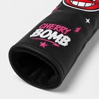 Golfclubhoesjes met creatief kersenpatroon, beschermende headcovers, groothandelsbestelling, golfclubhoes