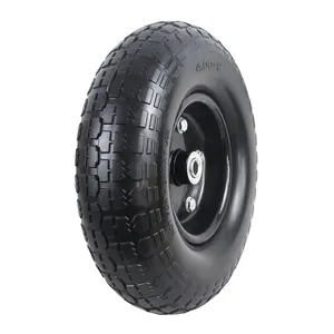 Hot sale factory directly supply 3.50-6 4.00-6 5.00-6 pu wheel pattern Pu tire wheelbarrow wheel