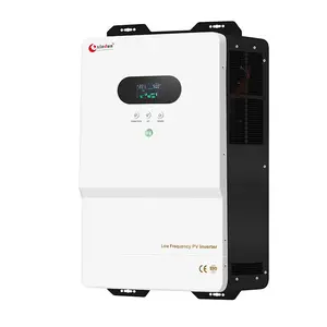 Mppt tenaga surya 48v 12VDC sampai 220VAC, 8KW 10KW Dc ke Ac, papan Inverter fase terpisah paralel 120/240v dengan pengisi daya baterai