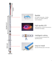 Tira de Luces LED de Neón TRX 5050RGB RGBW RGBWW 24V con Difusor, Direccionable, Programable, Flexible, IP65, Ra90, Garantía de 3 Años