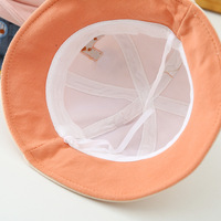 Gorro de Pescador para Bebé, Estilo Coreano, Lindo, para Niños y Niñas, 100% Algodón, Protección Solar, Transpirable, Moderno, Gorro de Pescador Delgado