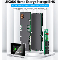 Venta al por mayor JKBMS JK-PB1A16S10P V19 100A Smart Inverter BMS 16S 48V 1A con balance activo y PCB de aluminio para gestión de baterías LiFePO4