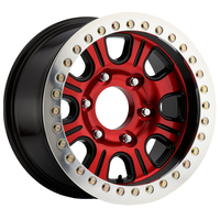 Nouvelles jantes de voiture 17x9.0 en alliage d'aluminium forgé, design concave, jantes profondes, PCD 114.3mm, jantes tout-terrain brillantes avec beadlock