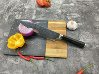Ensemble de couteaux de cuisine en acier Damas VG10 personnalisable, 6 pièces, ensemble de couteaux de chef
