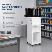Machine manuelle de teinture et de coloration de peinture à eau à 12/16/20/24 têtes, facile à utiliser HT-20B