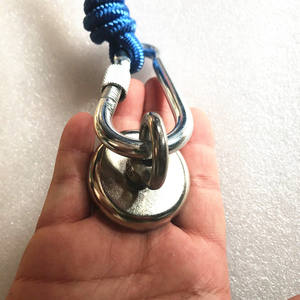 Directo de fábrica China <span class=keywords><strong>Potente</strong></span> imán de pez de neodimio de un solo lado magnético con imán de anillo de elevación - Product Image 3