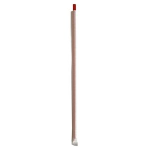 Boardwalk 10.25\" Red Polypropylene Individually Wrapped Giant <b>Drinking</b> <b>Straws</b> Case of 1,200 for Beverages - Product Image 5