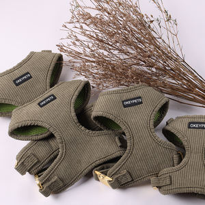 Kalung leher tali pengikat anjing, bahan korduroi liburan lucu 6 buah/Set - Product Image 5