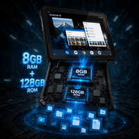 CENAVA Tableta Industrial Resistente Android de 10 Pulgadas IP68 4G LTE Android 16 8GB RAM+128GB ROM con NFC Integrado y UHF Personalizado