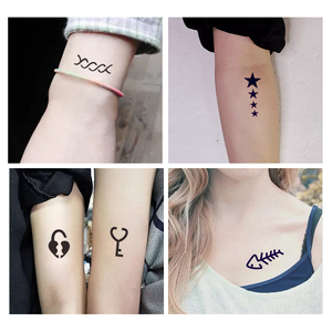 Plantilla de Tatuaje Reutilizable de Papel Tamaño A4, de Lujo, <span class=keywords><strong>con</strong></span> Purpurina, Resistente al Agua, para Arte Corporal, Tatuaje Temporal Falso, OEM de Fábrica - Product Image 5