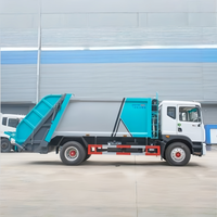 Camion compacteur Dongfeng Furuka 185HP, carrosserie scellée en acier Q345 pour l'élimination des déchets urbains