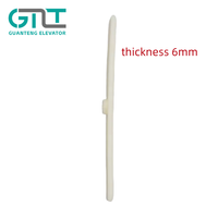 Xizi Ots Gen2 Patin de guidage trois-en-un pour cabine d'ascenseur 200*25*6mm, patin coulissant en polymère haute résistance à l'usure, pièce de rechange pour ascenseur