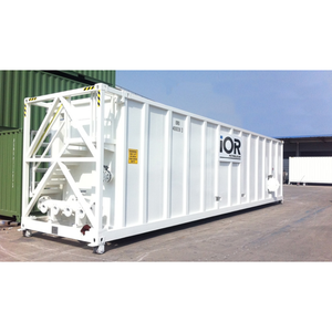 Tanque Frac montado en patín Sistema de tanques de mezcla de lodo Tanque de lodo grande para campo petrolífero 500 BBL - Product Image 6