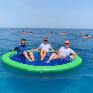 Nouveau hamac aquatique gonflable, amusant pour l'eau, ponton flottant pour la natation, flotteurs de <span class=keywords><strong>piscine</strong></span>, radeaux, hamac flottant en maille pour les occasions au lac - Product Image 6