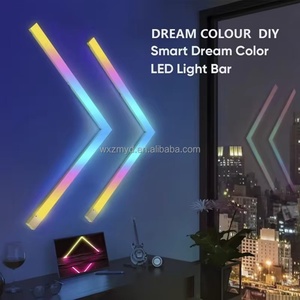 Barre lumineuse murale LED intelligente à commande par application WIFI RGB pour la décoration de la salle de jeu, compatible avec Alexa et Google Assistant - Product Image 5