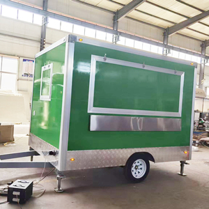 4m Long Concession Street Burger Fast Food <b>Car</b> Crepe Hot Dog Coffee <b>Trailer</b> Remolque De Comida Food Truck Mobile Food <b>Trailer</b> - Product Image 2