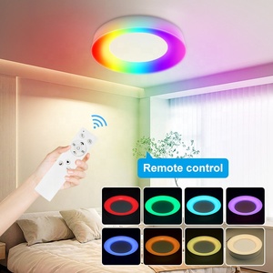 Plafonnier led <span class=keywords><strong>au</strong></span> design moderne, rond tuya, lumière de réveil intelligente, système d'éclairage domestique intelligent - Product Image 5