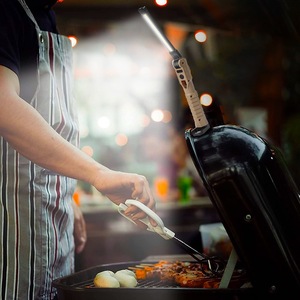 Loại C có thể sạc lại LED từ BBQ nướng ánh sáng với bàn giao móc, 180 độ xoay 7 chế độ có thể gập lại <span class=keywords><strong>COB</strong></span> LED làm việc ánh sáng - Product Image 6
