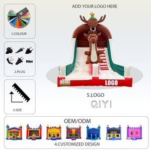 Casa de Juegos Inflable de PVC con Tobogán y Soplador, Castillo Inflable para Niños - Product Image 5