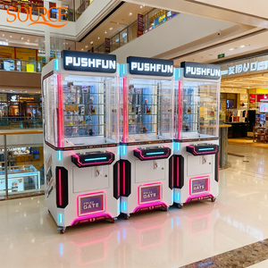 SOURE Nuovo Arrivo Happy Push Toy Premi Regali Macchina Distributrice di Bambole Giochi a Moneta Macchine Arcade in Metallo - Product Image 4