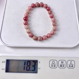 <span class=keywords><strong>Nouvelle</strong></span> Arrivée Produit Perles Polies 8mm Rhodonite Bracelet Bijoux de Guérison pour les Femmes Cadeau de Beauté - Product Image 6