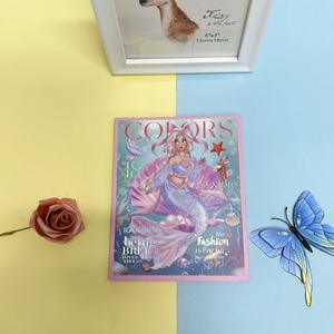 Mignon dessin animé sirène 18 couleurs nacré mat brillant blush multifonctionnel ombre à paupières plateau de maquillage - Product Image 1