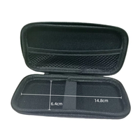 Sac de rangement de voyage personnalisé en EVA imperméable pour tournevis et écouteurs, noir, 16x8x4