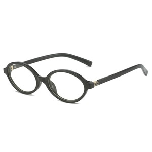 กรอบแว่นตาทรงวงรีเต็มขอบ สีน้ำตาล วัสดุ TR เลนส์ใส สำหรับผู้หญิง ปี 2024 - Product Image 5