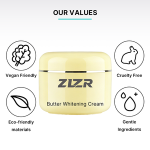 Crème pour les mains et lotion corporelle au collagène végétalien biologique ZLZR, niacinamide, acide hyaluronique, vitamines C et E, anti-rides, blanchissant, beurre de karité - Product Image 3