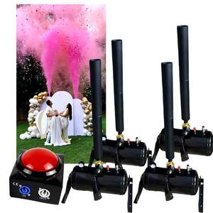 Cañón de Confeti con Control Remoto, Lanzador de Efectos Especiales para Escenarios, Máquina de Disparo de Polvo Holi y Humo de Colores para Revelación de Género - Product Image 1